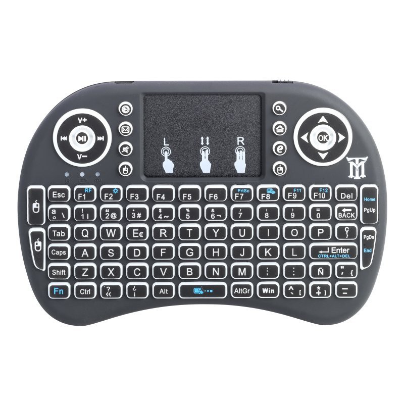 Mini teclado con touchpad